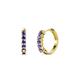 1 - Aricia Petite 0.22 ctw Iolite Hoop Earrings 