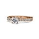 1 - Gwen Diamond Euro Shank Engagement Ring 