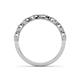 5 - Cheryl 1.30 mm Diamond Marquise Shape Wedding Band 