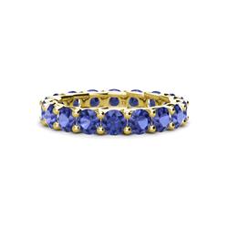 Laida Iolite Eternity Band Iolite ctw Womens Eternity Ring Stackable K Yellow Gold