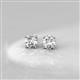 2 - Alina Round Diamond (5.50 mm) Solitaire Stud Earrings 