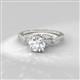 2 - Katelle Desire Yellow and White Diamond Engagement Ring 