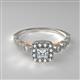 2 - Mavis Prima Yellow Sapphire and Diamond Infinity Halo Engagement Ring 