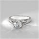 2 - Adira 6.00 mm Round Emerald Solitaire Engagement Ring 