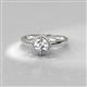 2 - Anneka Signature Semi Mount Halo Engagement Ring 