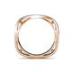 6 - Inez Semi Mount Euro Shank Bridal Set Ring 