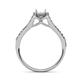 6 - Rabea Semi Mount Halo Bridal Set Ring 