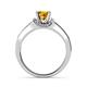 4 - Nessa Citrine and Diamond Bridal Set Ring 