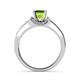4 - Nessa Peridot and Diamond Bridal Set Ring 