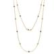 1 - Lien (13 Stn/2.6mm) Iolite and Diamond on Cable Necklace 