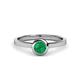 1 - Natare 0.40 ct Emerald Round (5.00 mm) Solitaire Engagement Ring  