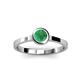 3 - Natare 0.40 ct Emerald Round (5.00 mm) Solitaire Engagement Ring  
