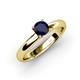 3 - Bianca 6.00 mm Round Blue Sapphire Solitaire Engagement Ring 