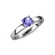 4 - Kyle Tanzanite Solitaire Ring  