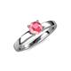 4 - Kyle Pink Tourmaline Solitaire Ring  