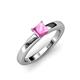 3 - Kyle Pink Sapphire Solitaire Ring  