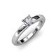3 - Kyle Princess Cut Diamond Solitaire Engagement Ring 