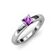 3 - Kyle Amethyst Solitaire Ring  