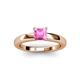 2 - Kyle Pink Sapphire Solitaire Ring  