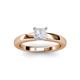 2 - Kyle White Sapphire Solitaire Ring  