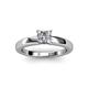 2 - Kyle Princess Cut Diamond Solitaire Engagement Ring 