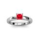 2 - Kyle Red Garnet Solitaire Ring  