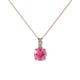 1 - Celyn Pink Tourmaline and Diamond Pendant 