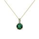 1 - Celyn Emerald and Diamond Pendant 