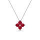 1 - Anthea Ruby Floral Pendant 