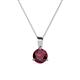 1 - Calista 6.00 mm Ruby Solitaire Pendant 