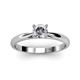 2 - Celine GIA Certified 6.50 mm Round Diamond Solitaire Engagement Ring 