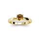 2 - Adsila Citrine Solitaire Engagement Ring 