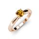 3 - Adsila Citrine Solitaire Engagement Ring 