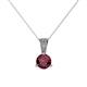 1 - Florin Ruby and Diamond Pendant 