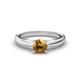 1 - Adsila Citrine Solitaire Engagement Ring 