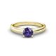 1 - Adsila Iolite Solitaire Engagement Ring 