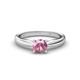 Adsila Pink Tourmaline Solitaire Engagement Ring 