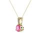 2 - Florin Pink Tourmaline and Diamond Pendant 
