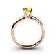 4 - Bianca Yellow Sapphire Solitaire Engagement Ring 