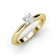 3 - Akila White Sapphire Solitaire Engagement Ring 