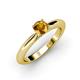 3 - Akila Citrine Solitaire Engagement Ring 