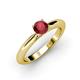3 - Akila Ruby Solitaire Engagement Ring 