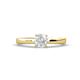 1 - Annora White Sapphire Solitaire Engagement Ring 