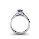 5 - Corona Blue Sapphire Solitaire Engagement Ring 