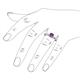 6 - Corona Amethyst Solitaire Engagement Ring 