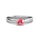 3 - Kyle Pink Tourmaline Solitaire Ring  