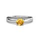 3 - Kyle Citrine Solitaire Ring  