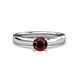 3 - Kyle Red Garnet Solitaire Ring  
