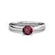 3 - Kyle Ruby Solitaire Ring  
