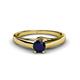 1 - Nixie 0.70 ct Blue Sapphire Round (5.00 mm) Solitaire Engagement Ring  
